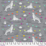 Tula Pink Graywork- Seal the Deal (Shadow)