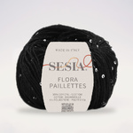 Sesia Flora Paillettes 8067 Black