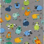 Nutex Fabric Farm Fun - 102 Sheep
