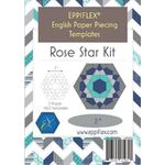 English Paper Piecing Template - Rose Star 2 1/2" Kit