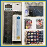 English Paper Piecing Template - 2" Clamshell Guide & Stencil