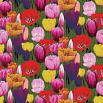 Fabric - Flower Market -107 Tulips