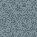 Fat Quarter - Good Boy & Kitty - 106 Scattered Leaves Denim