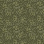 Fabric - Good Boy & Kitty - 108 Scattered Leaves Moss
