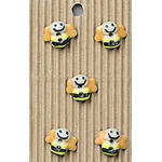 Button - Handmade Bees  Buttons L15 - 5pcs