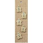 Button - Handmade L185 Gingerbread Men