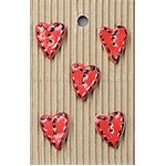 Button - Handmade L191 Hearts