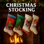 New Zealand Kiwi Christmas Stockings Panel