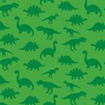 Fat Quarters - Dinosaur Dance - 87550-104 Green