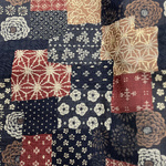 Sevenberry  Poplin- Rich Russet & Indigo with Metallic Highlights