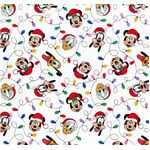 Fat Quarters - Mickey and Friends Christmas - Lights - 30270 104
