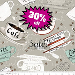 Coffee Chalk - Cups Taupe - ON SALE  