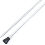KnitPro Basix Aluminium Single Pointed Needles 25cm - 2.50mm