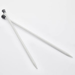 KnitPro Basix Aluminium Single Pointed Needles 25cm - 2.25mm