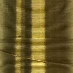 28 Gauge Bead Wire Gold 22m