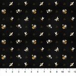 Fat Quarter - Honey Bloom - Bees - 90467-99 - Black