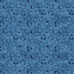 Fat Quarters - Workshop Collection - Mug Prints -  Blue