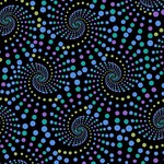 Fabric - K&K Horsen Around Dotted Spirals 9099/6499