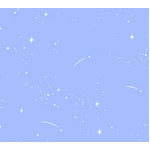 Fabric - Lucky Charms - Shooting Stars 92002-40 - Blue