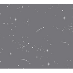 Fabric - Lucky Charms - Shooting Stars 92002M-92 - Grey