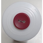 Button - 12mm Red