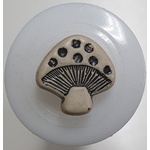 Button - 15mm Tan Mushroom with Shank