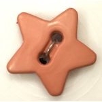 Button - 17mm Star Dusty Pink ST2195