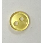 Button - 5mm Shiny Yellow Circle