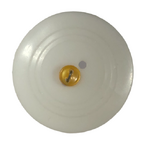 Button - 5mm Orange Circular