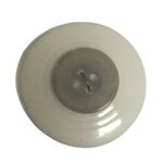 Button - 15mm Round Grey