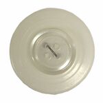 Button - 20mm Matt White