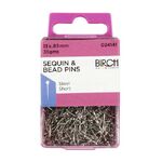 Birch Sequin and Bead Pins