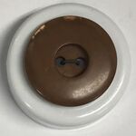 Button - 21mm Brown