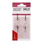 Birch Wool Needles Fine Point - 012656 - 2 pack