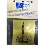 Stencil - Brass Candle BS-060