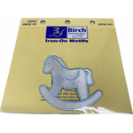 Birch Iron-On Motifs - Rocking Horse