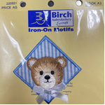 Birch Iron-On Motifs - Teddy Bear