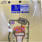 Birch Iron-On Motifs - Flowers Love