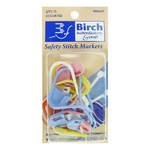 Birch Safety Stitch Markers Pk 15 Assorted
