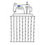 Birch Cotton Reel Rack