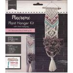 Macrame Plant Hanger Kit with Wall Hanging