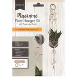 Macrame Plant Hanger Kit with Three Bead Braid