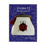 Make it Embroidery Purse Kit - Lady Bird 