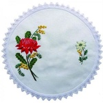 Waratah 30cm Round Traycloth Embroidery Kit 587108