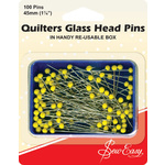 Quilters Glass Head Pins