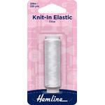 Hemline Knit In Elastic Clear