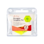 Sew Easy Hexagon Template Set – 6 Pieces
