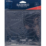 Sashiko Template 6" Asa no ha (Hemp Leaf)