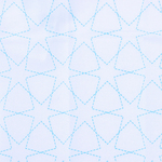 Sashiko Printed Cloth White - Stars 31