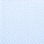 Sashiko Printed Cloth White - Geometric 33